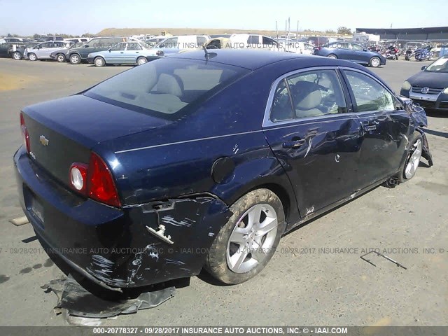 1G1ZB5E15BF332086 - 2011 CHEVROLET MALIBU LS Mavi foto 4