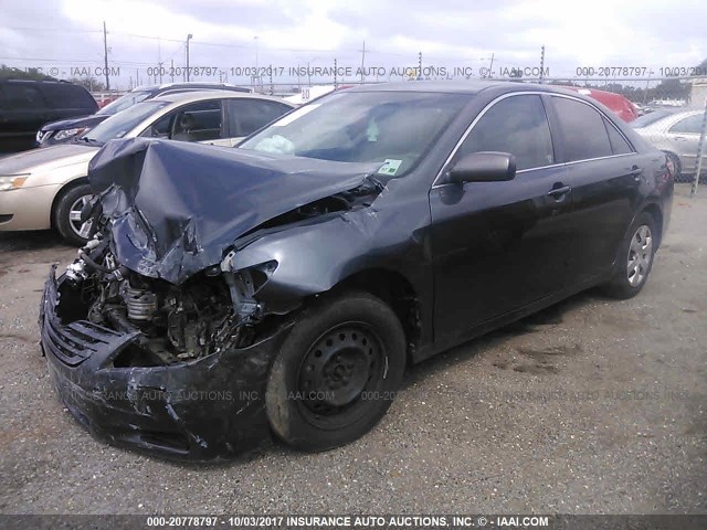 4T1BE46K89U280794 - 2009 TOYOTA CAMRY SE/LE/XLE GRAY photo 2