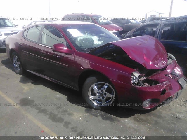 2G2WS522841151179 - 2004 PONTIAC GRAND PRIX GT2 MAROON photo 1