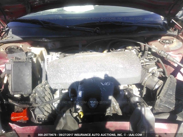 2G2WS522841151179 - 2004 PONTIAC GRAND PRIX GT2 MAROON photo 10