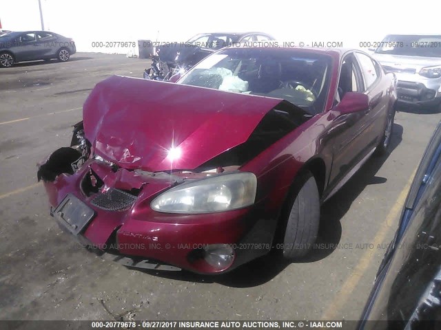 2G2WS522841151179 - 2004 PONTIAC GRAND PRIX GT2 მუქწითელი ფოტო 2