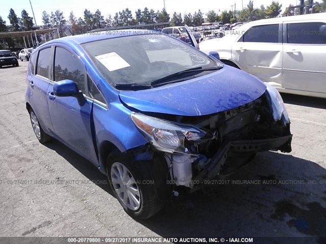 3N1CE2CP3EL402952 - 2014 NISSAN VERSA NOTE S/S PLUS/SV/SL BLUE photo 1