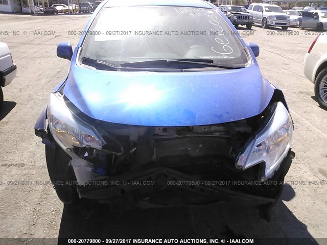 3N1CE2CP3EL402952 - 2014 NISSAN VERSA NOTE S/S PLUS/SV/SL BLUE photo 6