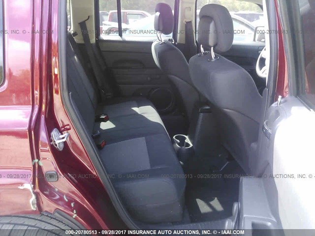 1C4NJPBA1CD632164 - 2012 JEEP PATRIOT SPORT BURGUNDY photo 8