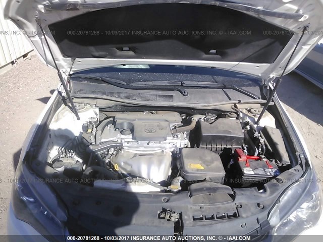 4T1BF1FK3FU937928 - 2015 TOYOTA CAMRY LE/XLE/SE/XSE თეთრი ფოტო 10