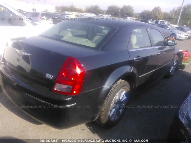 2C3KA53G37H868533 - 2007 CHRYSLER 300 TOURING BLACK photo 4