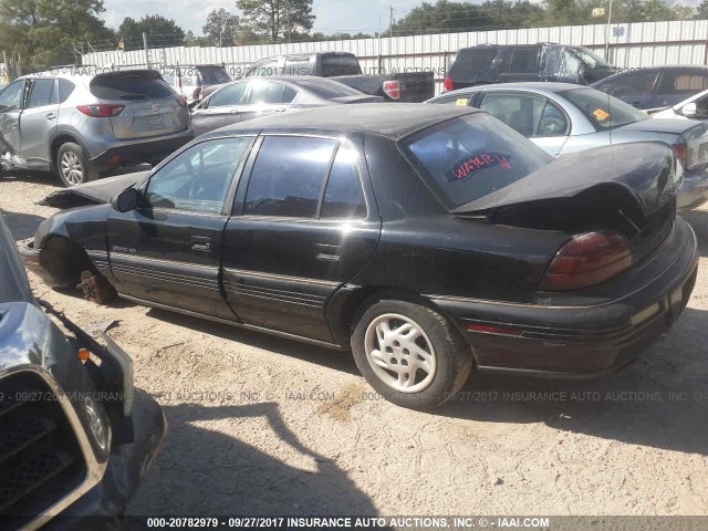 1G2NE55D8SC821837 - 1995 PONTIAC GRAND AM SE BLACK photo 3