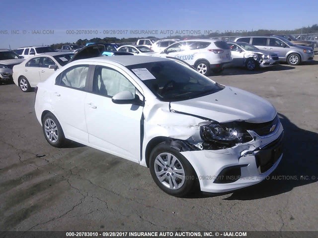 1G1JB5SH9H4160499 - 2017 CHEVROLET SONIC LS 白色 照片 1