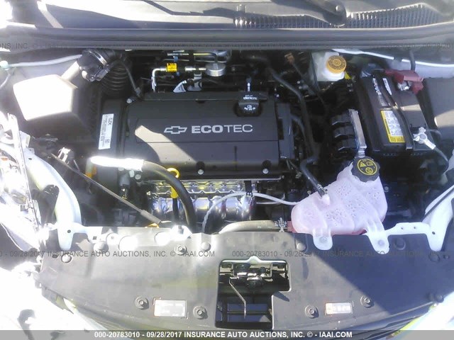 1G1JB5SH9H4160499 - 2017 CHEVROLET SONIC LS 白色 照片 10