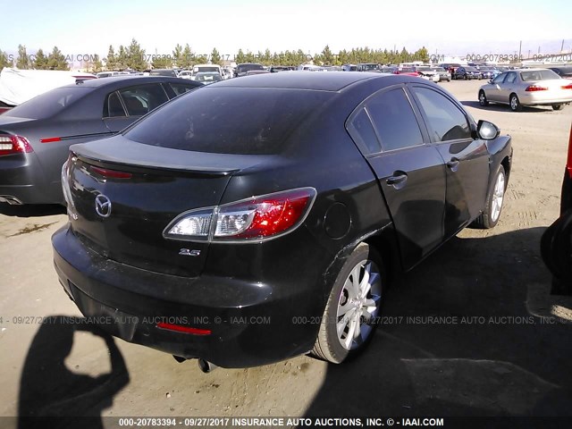 JM1BL1U51B1479540 - 2011 MAZDA 3 S BLACK photo 4