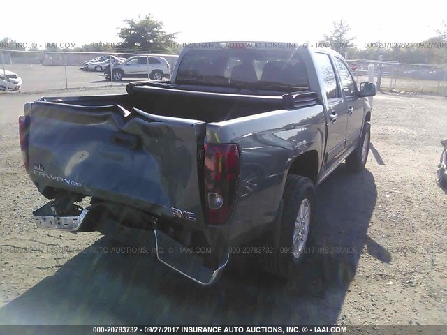 1GTJTFDE3A8118793 - 2010 GMC CANYON SLT GRAY photo 4