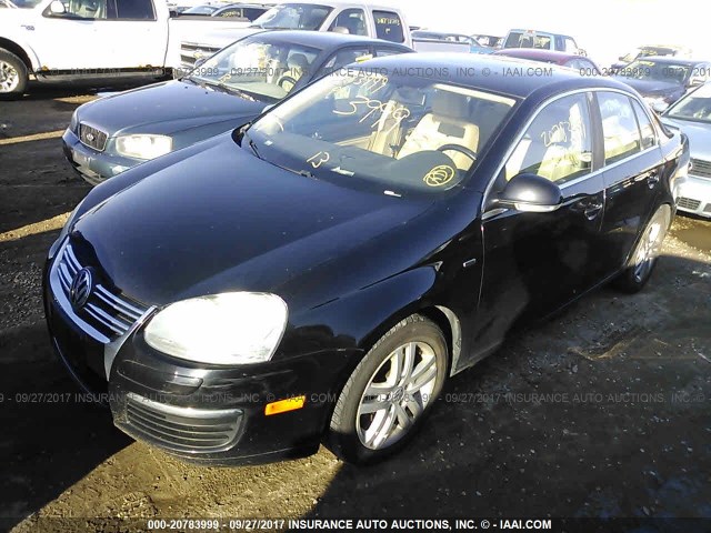 3VWCT71K36M850205 - 2006 VOLKSWAGEN JETTA TDI BLACK photo 2