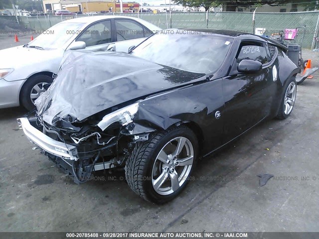 JN1AZ44E59M404735 - 2009 NISSAN 370Z BLACK photo 2