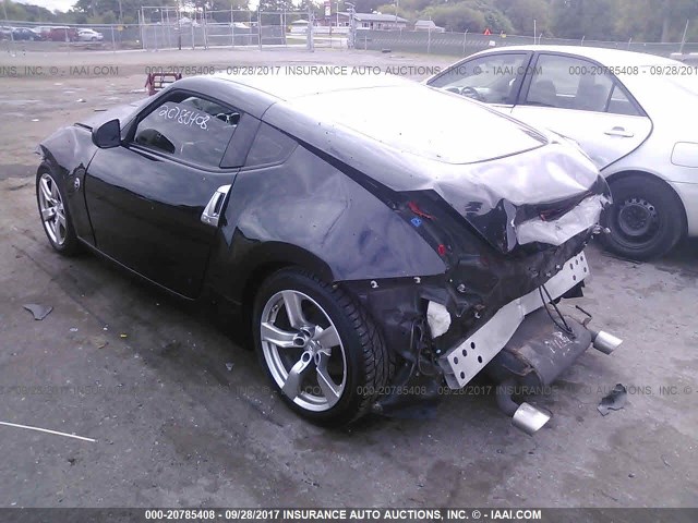 JN1AZ44E59M404735 - 2009 NISSAN 370Z BLACK photo 3