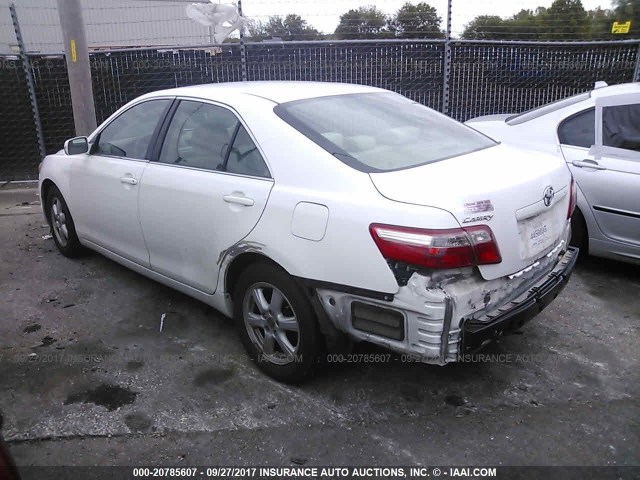 4T1BE46K47U675438 - 2007 TOYOTA CAMRY NEW GENERAT CE/LE/XLE/SE WHITE photo 3