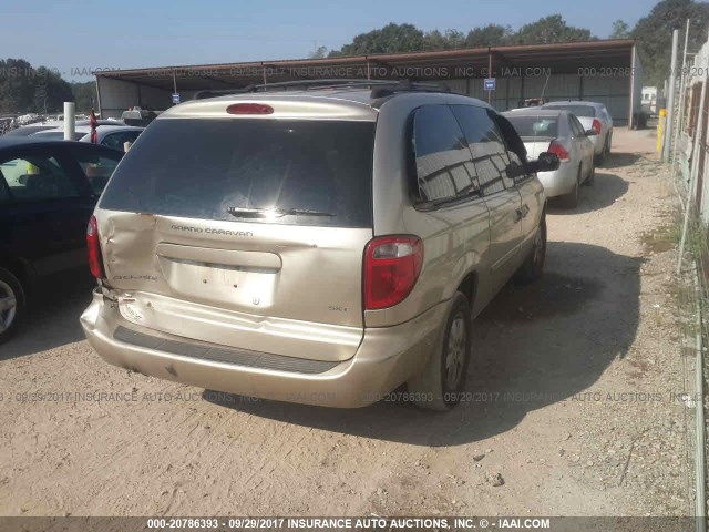 2D4GP44L96R622667 - 2006 DODGE GRAND CARAVAN SXT BEIGE photo 4