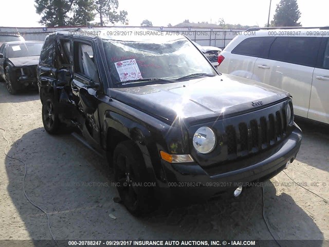 1C4NJPBA7FD359221 - 2015 JEEP PATRIOT SPORT BLACK photo 1