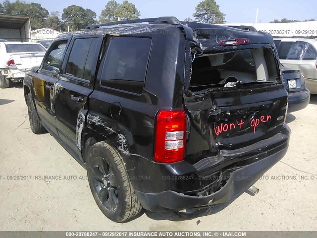 1C4NJPBA7FD359221 - 2015 JEEP PATRIOT SPORT BLACK photo 3