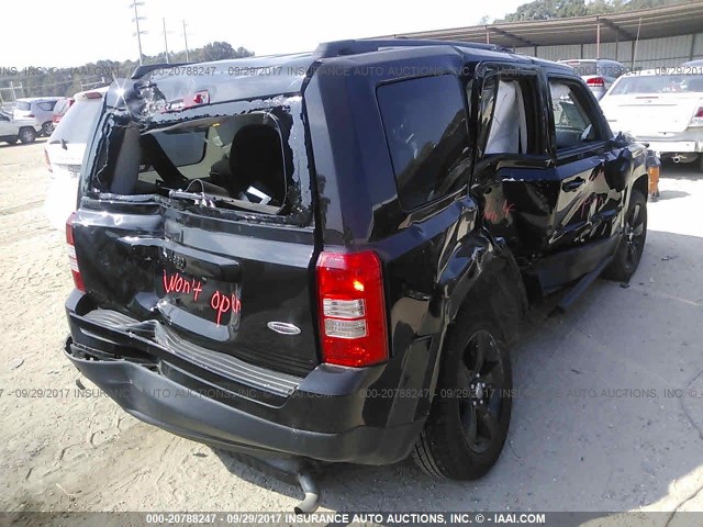 1C4NJPBA7FD359221 - 2015 JEEP PATRIOT SPORT BLACK photo 4