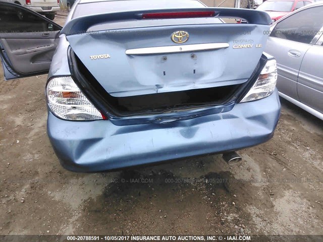 4T1BE32K14U908414 - 2004 TOYOTA CAMRY LE/XLE/SE ლურჯი ფოტო 6