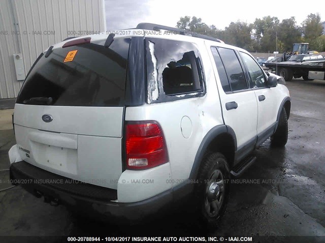 1FMZU73K63ZB38509 - 2003 FORD EXPLORER XLT/XLT SPORT/NBX WHITE photo 4