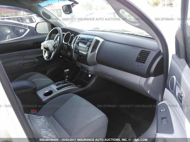 5TFJX4GN1CX014106 - 2012 TOYOTA TACOMA DOUBLE CAB თეთრი ფოტო 5