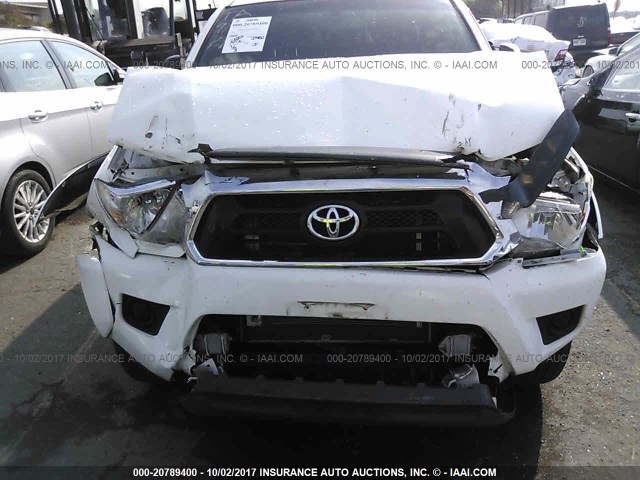5TFJX4GN1CX014106 - 2012 TOYOTA TACOMA DOUBLE CAB თეთრი ფოტო 6