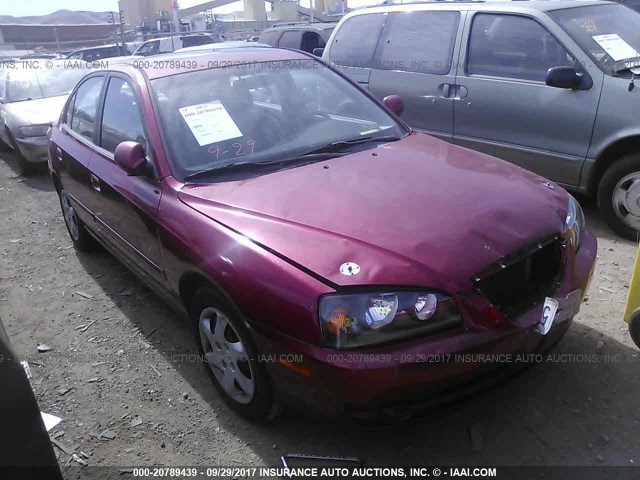 KMHDN46D05U068945 - 2005 HYUNDAI ELANTRA GLS/GT RED photo 1