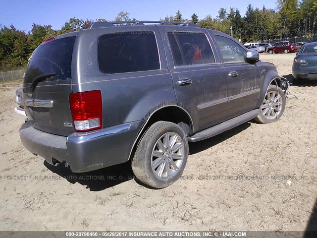 1A8HW58258F119202 - 2008 CHRYSLER ASPEN LIMITED GRAY photo 4