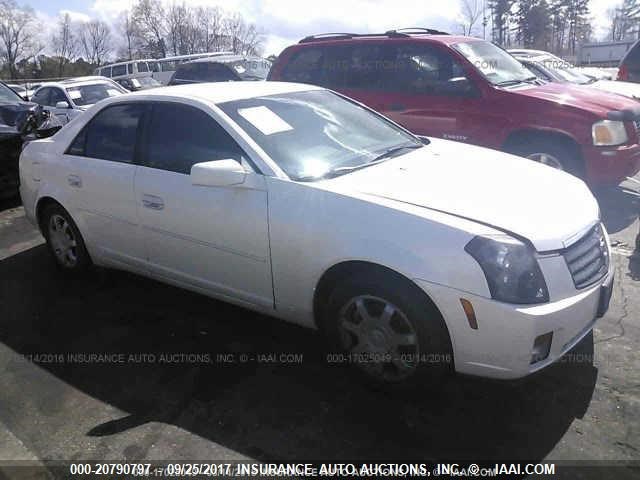 1G6DM57N430106821 - 2003 CADILLAC CTS WHITE photo 1