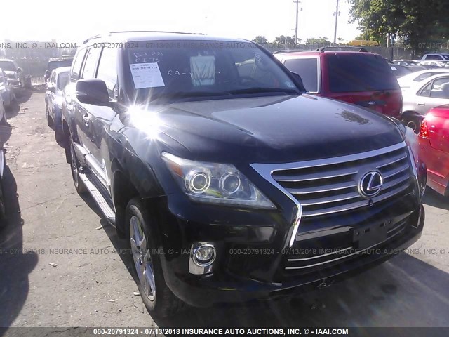 JTJHY7AX6E4142012 - 2014 LEXUS LX 570 BLACK photo 6