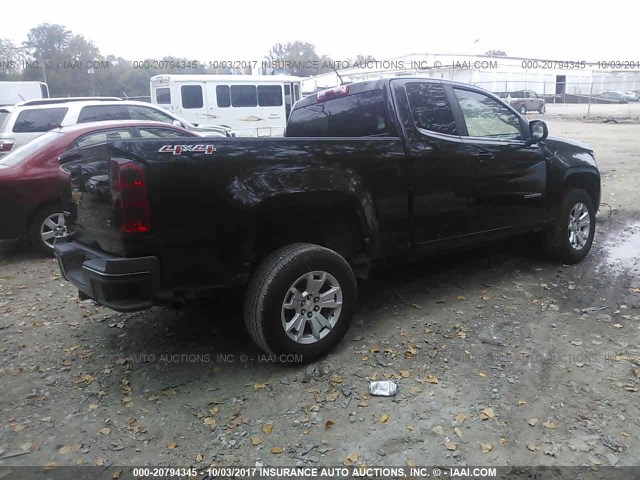 1GCHTCE31G1171505 - 2016 CHEVROLET COLORADO LT BLACK photo 4