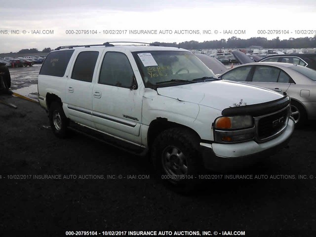 3GKFK16ZX2G229658 - 2002 GMC YUKON XL K1500 WHITE photo 1