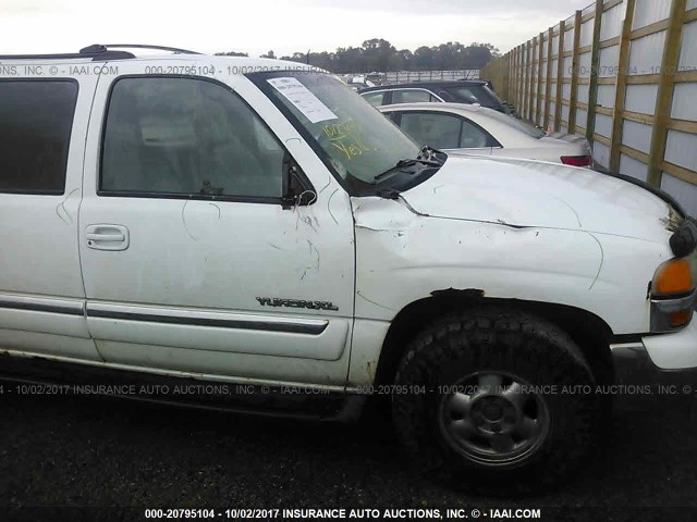 3GKFK16ZX2G229658 - 2002 GMC YUKON XL K1500 WHITE photo 6