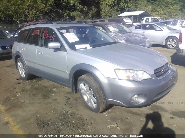 4S4BP62C767327537 - 2006 SUBARU LEGACY OUTBACK 2.5I LIMITED SILVER photo 1