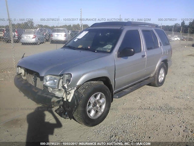 JN8DR09Y02W740815 - 2002 NISSAN PATHFINDER LE/SE GRAY photo 2