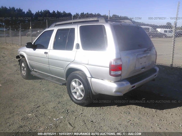 JN8DR09Y02W740815 - 2002 NISSAN PATHFINDER LE/SE GRAY photo 3