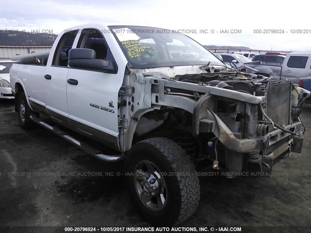 3D7KS28CX5G752391 - 2005 DODGE RAM 2500 ST/SLT WHITE photo 1