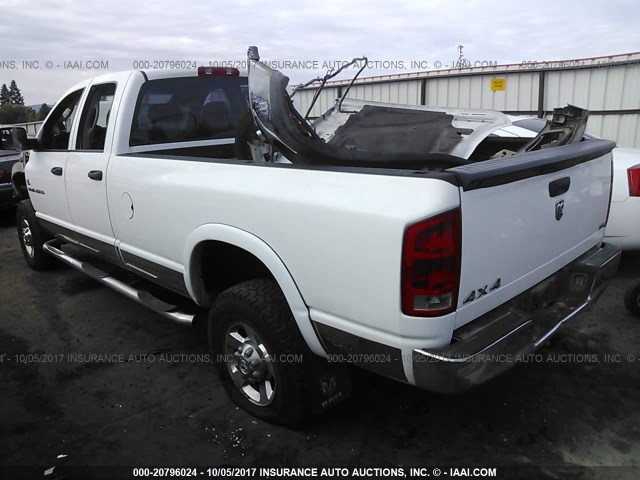 3D7KS28CX5G752391 - 2005 DODGE RAM 2500 ST/SLT 白色 照片 3