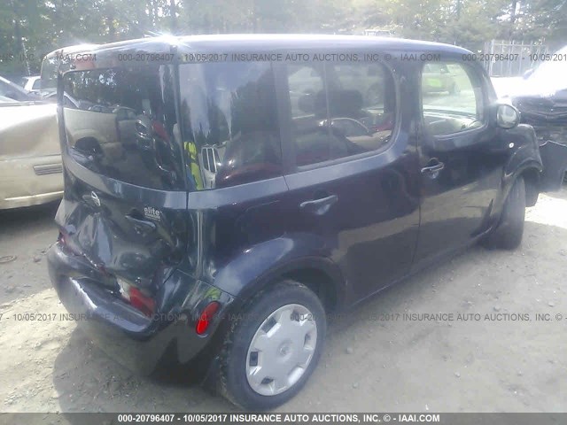 JN8AZ2KRXBT204862 - 2011 NISSAN CUBE S/SL/KROM BLACK photo 4