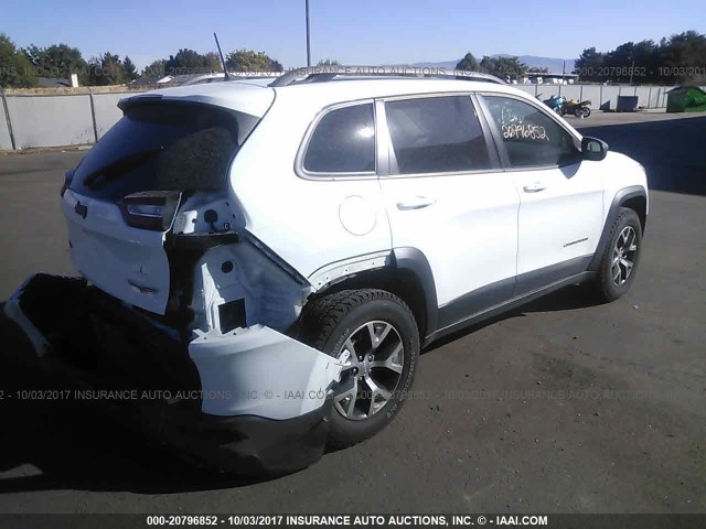 1C4PJMBB4GW219696 - 2016 JEEP CHEROKEE TRAILHAWK 白色 照片 4