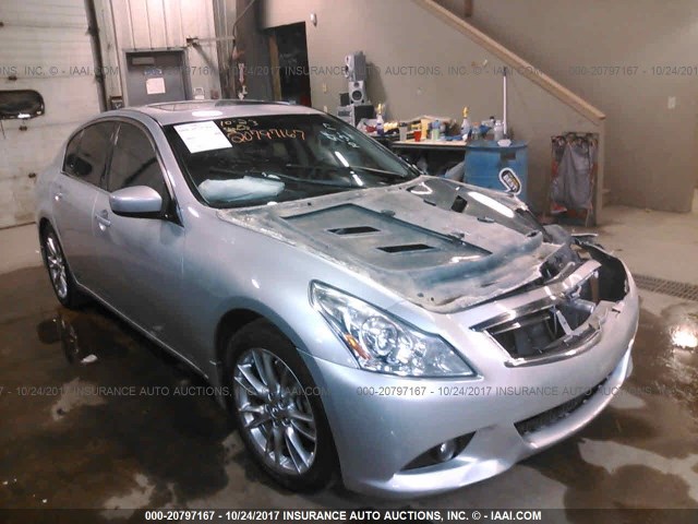 JN1CV6APXDM718377 - 2013 INFINITI G37 JOURNEY/SPORT SILVER photo 1