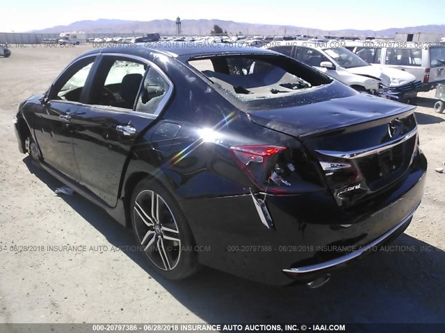 1HGCR2F55HA243828 - 2017 HONDA ACCORD SPORT 黑色 照片 3