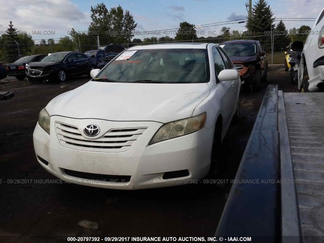 4T1BE46K77U515750 - 2007 TOYOTA CAMRY NEW GENERAT CE/LE/XLE/SE WHITE photo 2