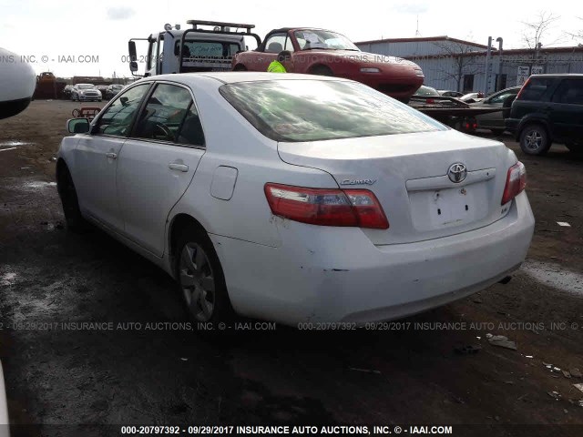 4T1BE46K77U515750 - 2007 TOYOTA CAMRY NEW GENERAT CE/LE/XLE/SE WHITE photo 3