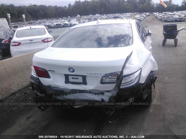 WBAXH5C54DD113148 - 2013 BMW 528 XI WHITE photo 6