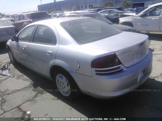 1B3EL46J75N568780 - 2005 DODGE STRATUS SXT SILVER photo 3