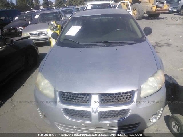 1B3EL46J75N568780 - 2005 DODGE STRATUS SXT SILVER photo 6