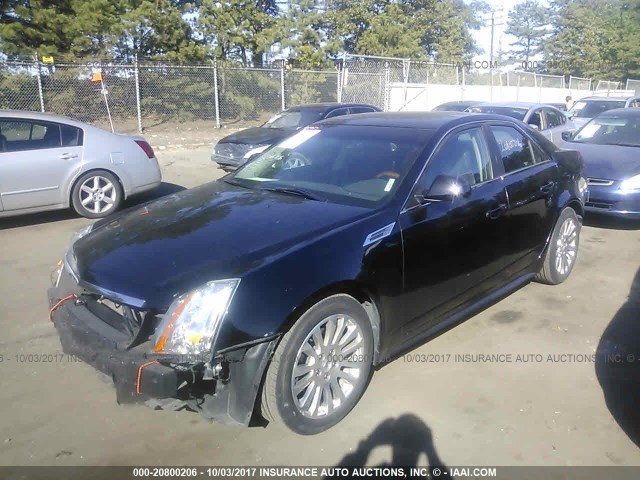 1G6DP5EV7A0132224 - 2010 CADILLAC CTS PREMIUM COLLECTION BLACK photo 2