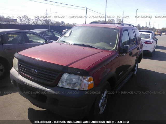 1FMZU72K24ZA73905 - 2004 FORD EXPLORER XLS/XLS SPORT RED photo 2